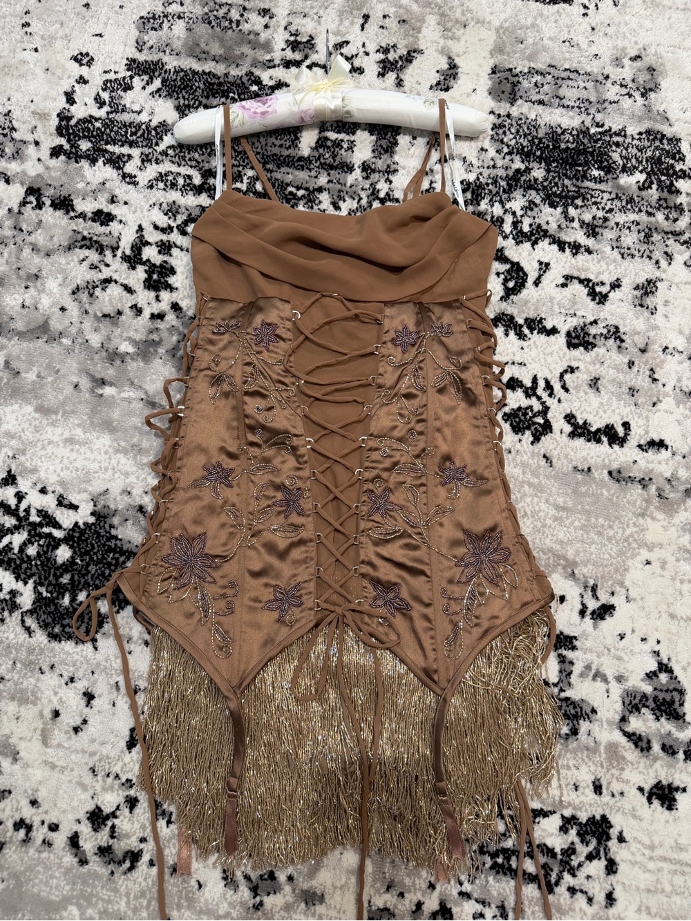 For Love and Lemons Olea Mini Dress Size medium NWT Retail $449 - Picture 11 of 15